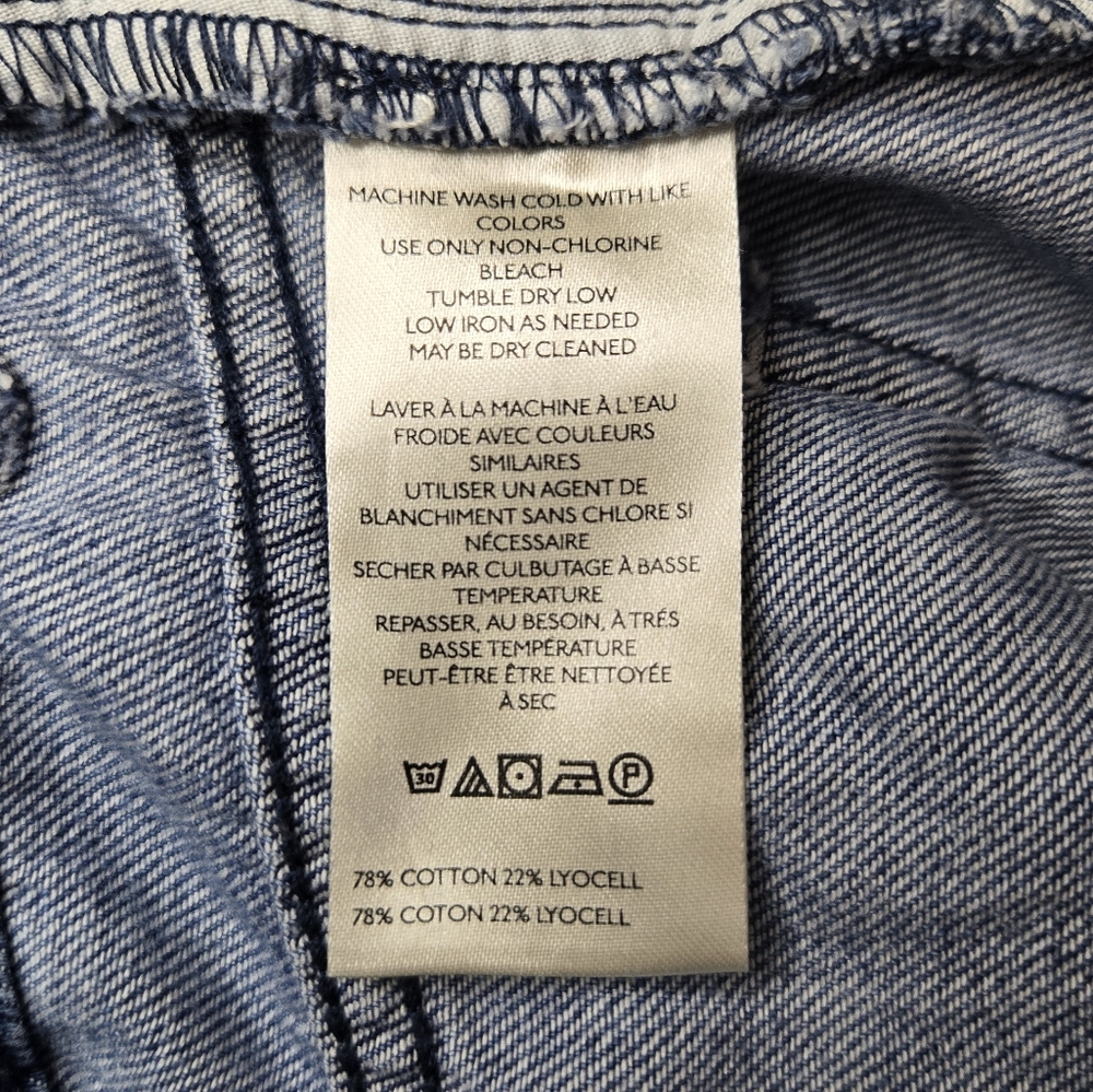 Anthropology Pilcro Super-Wide-Leg High-Rise Jeans, Size 30 ~ EUC - Picture 16 of 16